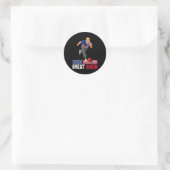 Sticker Rond Bowling Great Again - Drôle Trump Bowling Accesseu (Sac)