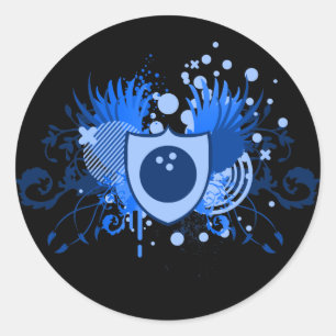 Sticker Rond bowling hi-fi