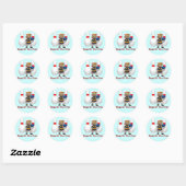Sticker Rond Bowling King (Feuille)