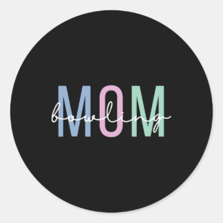 Sticker Rond Bowling Maman Bowling Mama Fête des mères 1