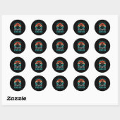 Sticker Rond Bowling papa (Feuille)