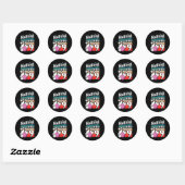 Sticker Rond Bowling Party Rolling En 9 Bowling Anniversaire (Feuille)