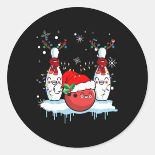 Sticker Rond Bowling Retro Vintage C'Est Comme Ça Que Je Roule
