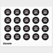 Sticker Rond Bowling Squad - Bowler Bowling (Feuille)