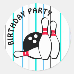 Sticker Rond Bowling Theme Birmingham