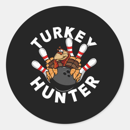Sticker Rond Bowling Turquie Hunter (Devant)