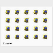 Sticker Rond BowlingZilla (Feuille)