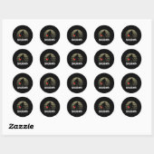 Sticker Rond Bowlsquatch Bowling Ll Sasquatch Bowler Sq (Feuille)