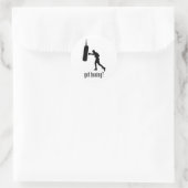 Sticker Rond Boxe (Sac)