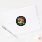 Sticker Rond Boxe de crochet croisé Jab (Enveloppe)