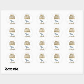 Sticker Rond Boxer (Feuille)