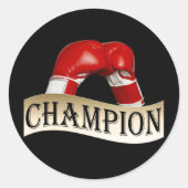 STICKER ROND BOXING (Devant)