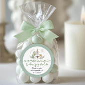 Sticker Rond Boy’s First Holy Communion Cute Favors and Gifts