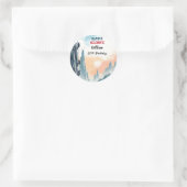 Sticker Rond Boy Tree Fun Cliff Rock Escalade 21e anniversaire (Sac)