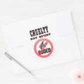Sticker Rond Boycott Rodeo (Enveloppe)