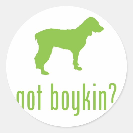 Sticker Rond Boykin Spaniel (Devant)