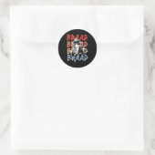 Sticker Rond Braap Braap Quad Bike VTT Rider (Sac)