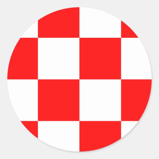 Sticker Rond Brabant Nord, Pays-Bas (Devant)