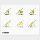 STICKER ROND BRADY 33 (Feuille)