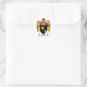STICKER ROND BRADY FAMILLE CREST - BRADY COAT OF ARMS (Sac)