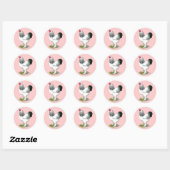 Sticker Rond Brahma : Coq clair (Feuille)