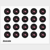 Sticker Rond Braille Cancer (Feuille)