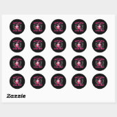 Sticker Rond Braille Cancer (Feuille)