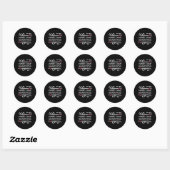 Sticker Rond Braille Visuel Canne blanche Sensibilisation Aveug (Feuille)