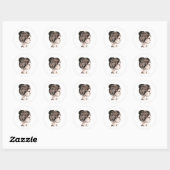 Sticker Rond Brain is (Feuille)