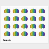 Sticker Rond Brainbow (Feuille)