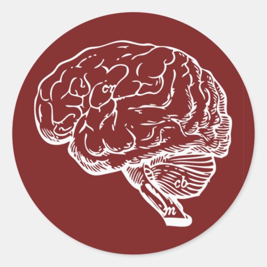 Sticker Rond Brainiac (Devant)