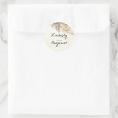 Sticker Rond Branches d'arbre Mariage rustique (Sac)