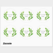 Sticker Rond Branches olives (Feuille)