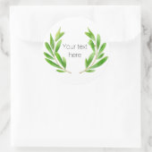 Sticker Rond Branches olives (Sac)