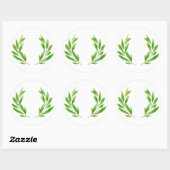 Sticker Rond Branches olives (Feuille)