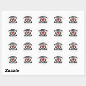 Sticker Rond Brandebourg (Feuille)