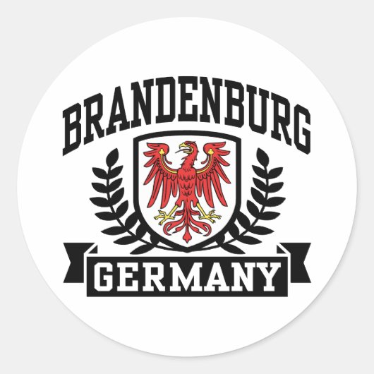 Sticker Rond Brandebourg (Devant)