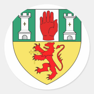 Sticker Rond Bras d'Antrim, Irlande