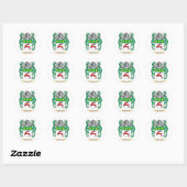 Sticker Rond Bras Davitt (Feuille)