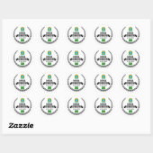 Sticker Rond Brasil (Feuille)