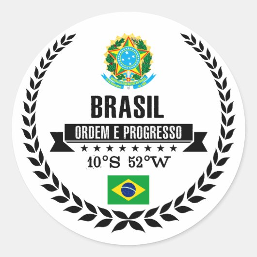 Sticker Rond Brasil (Devant)