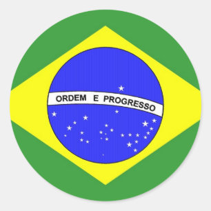 STICKER ROND BRASIL