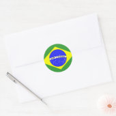 STICKER ROND BRASIL (Enveloppe)