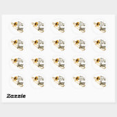 Sticker Rond Brass/Trombone (Feuille)