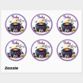 Sticker Rond Brasser un bébé (Feuille)