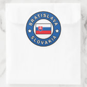 Sticker Rond Bratislava Slovaquie (Sac)