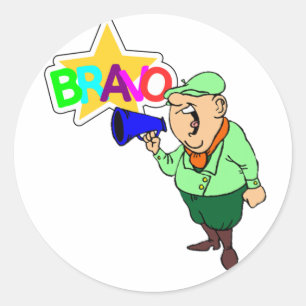 STICKER ROND BRAVO