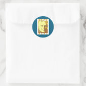 Sticker Rond Bravo Papa New Pe Benedict Xvi _1  (Sac)