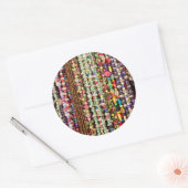 Sticker Rond Brazil, amazon, manaus. Typical brazilian (Enveloppe)