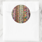 Sticker Rond Brazil, amazon, manaus. Typical brazilian (Sac)